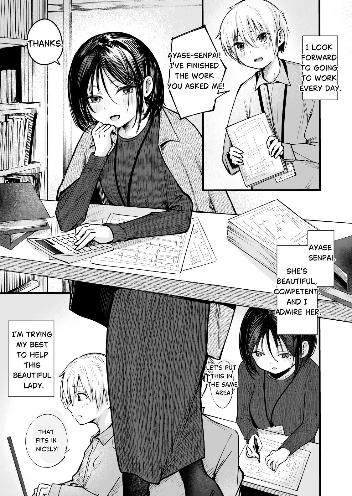 Hentai Manga Comic-Senpai! I'm Not Your Dildo! Uck!-Read-2